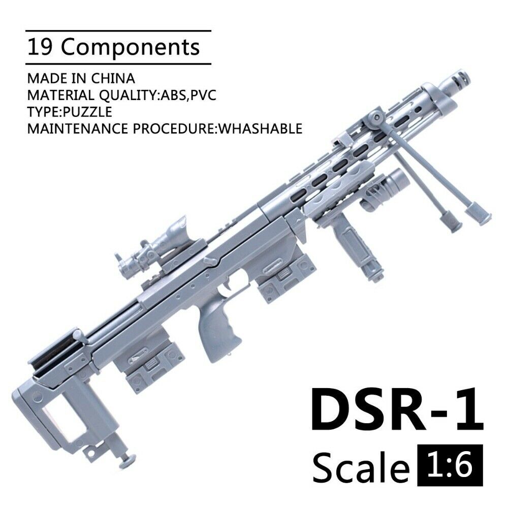 Model Kit Weapons - 1/6 Maßstab DSR1 Gewehrmodell Bausatz Puzzle