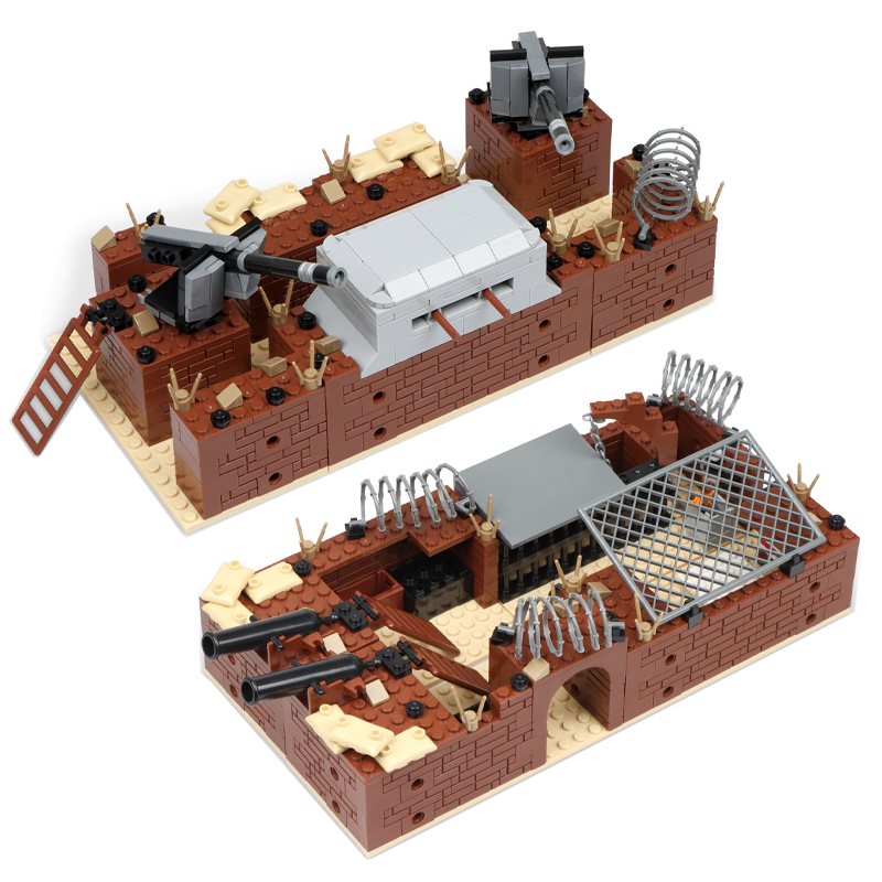 Model Kit Ww2 - Heißer WW2 Militär Graben Bunker Verteidigung