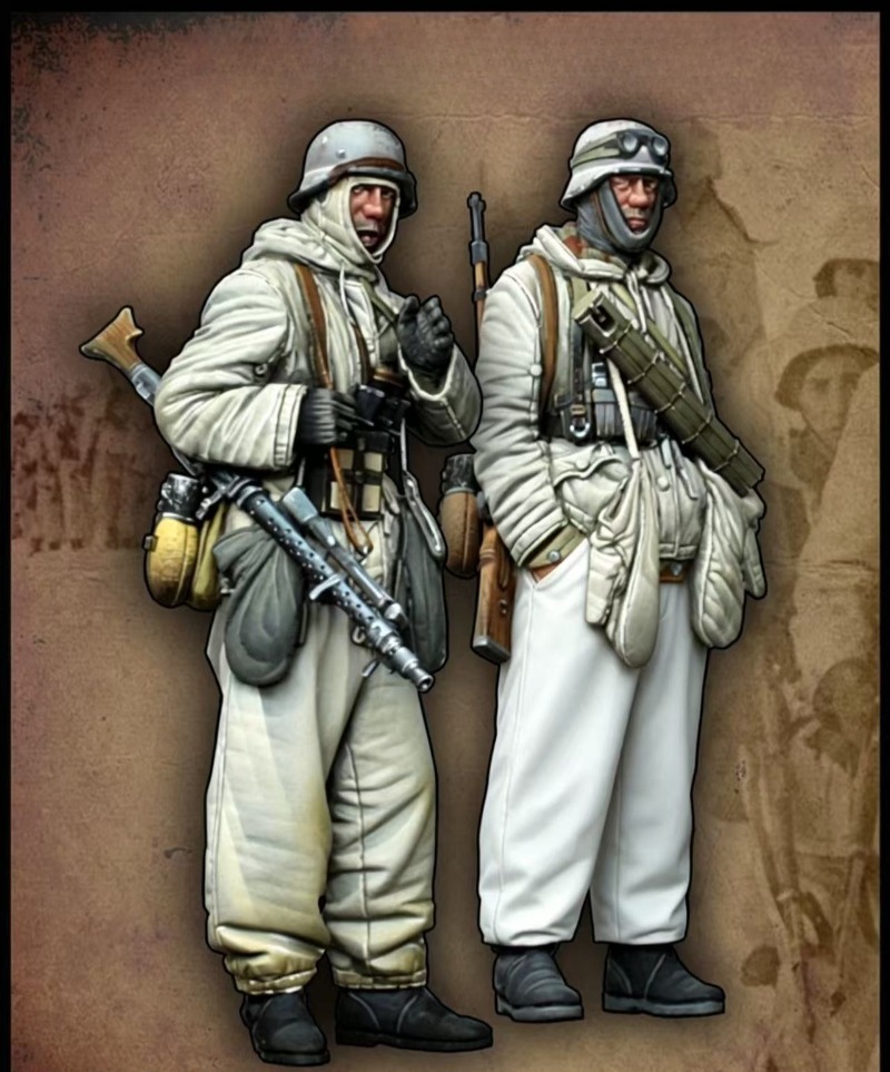Model Kit Weapons - Maßstab 1:35, Druckgussharzfigur, zusammengebauter Modellbausatz, Maschinengewehr,
