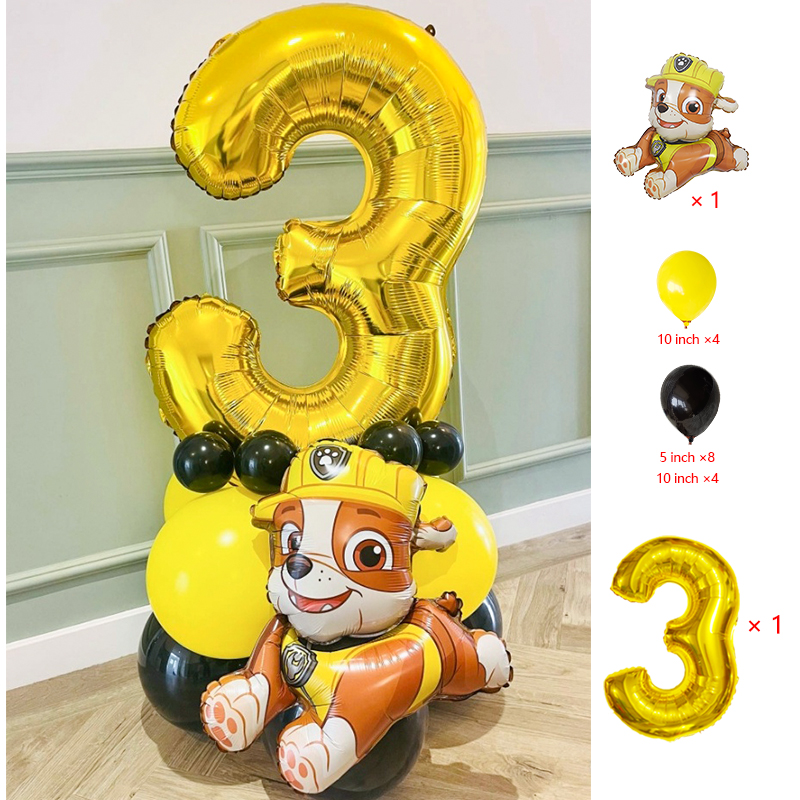 Model Kit Wall E - 18-teiliges Cartoon Paw Patrol Ballon-Set Nummer