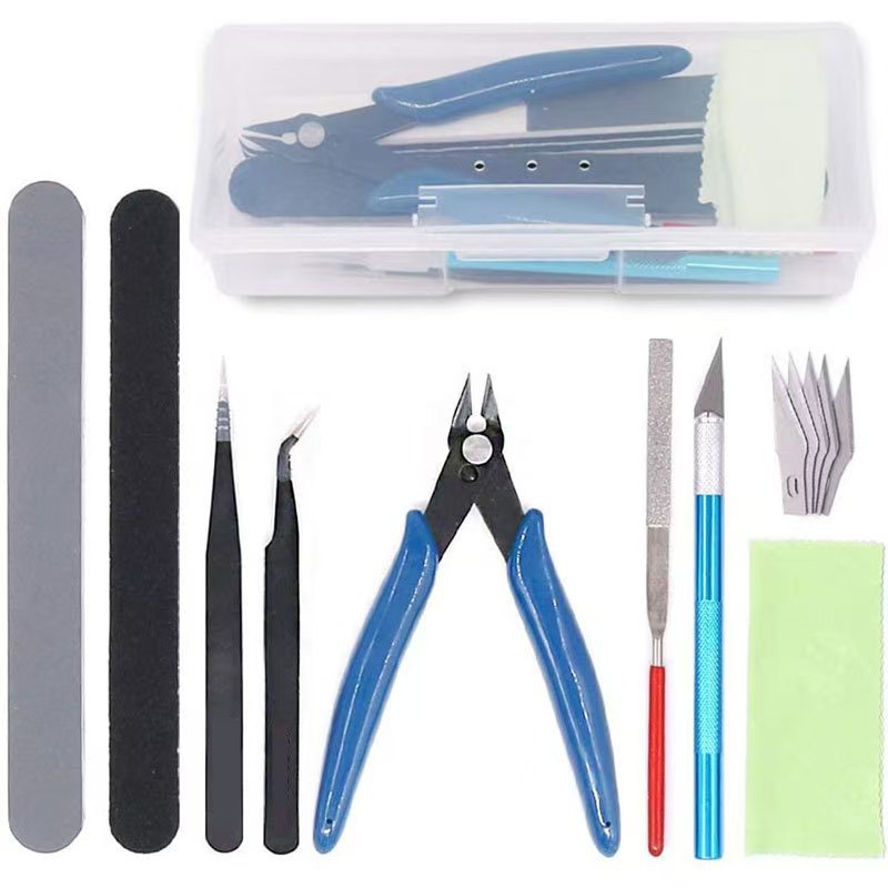 Model Kit Tool - Gundam Modellbau-Werkzeugset für Anfänger, Basis-Montagewerkzeuge, DIY-Hobby-Kit,