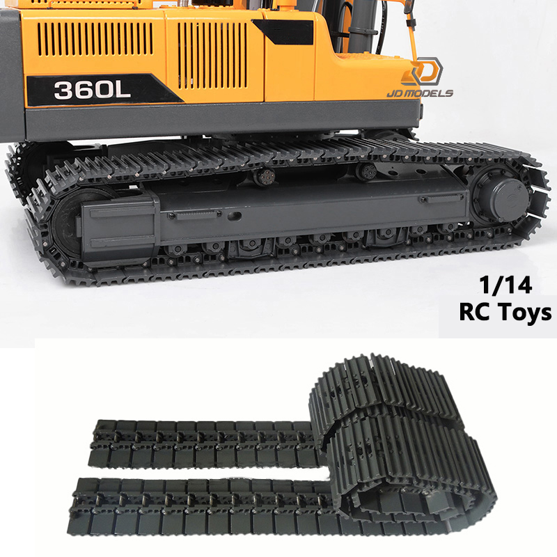 Model Kit Jdm - JDM-1A Simuliertes Metall-Laufketten-Set für 1/14 RC