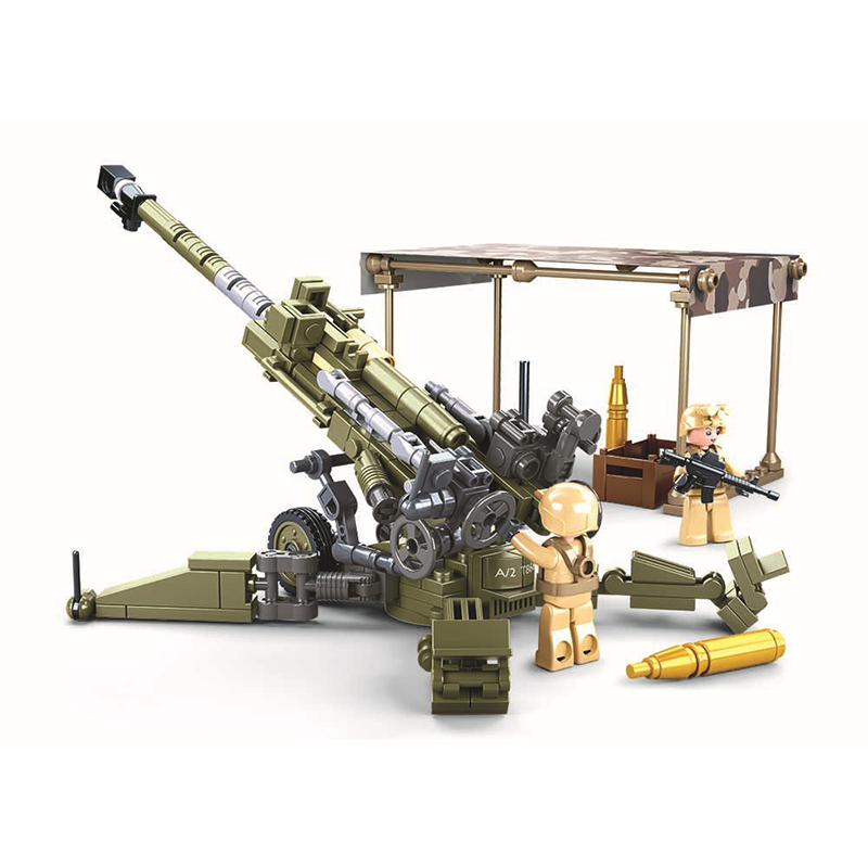 Model Kit Ww2 - Militärischer WW2 M777 Ultraleichter Feldhaubitze Armee-Kriegswaffen