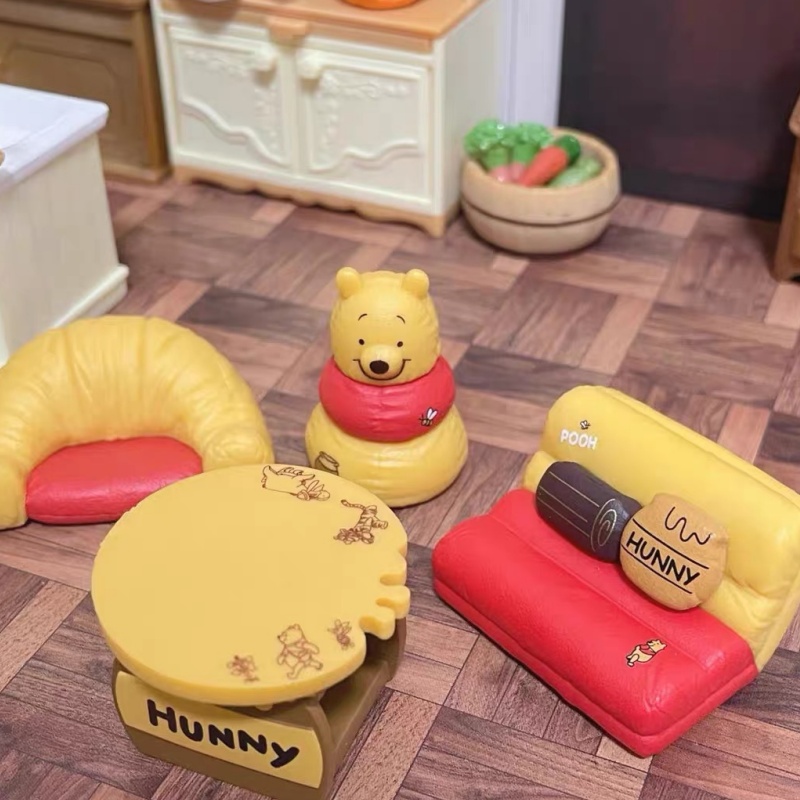Model Kit Fantasy - 2026 Hochwertige 4-teilige Gashapon Disney Pooh