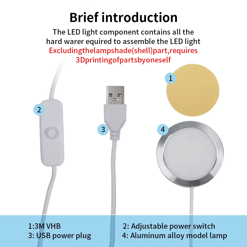 USB LED-Lampen-Set für Bambu L – Model Kit F1 Bewertung und Preis