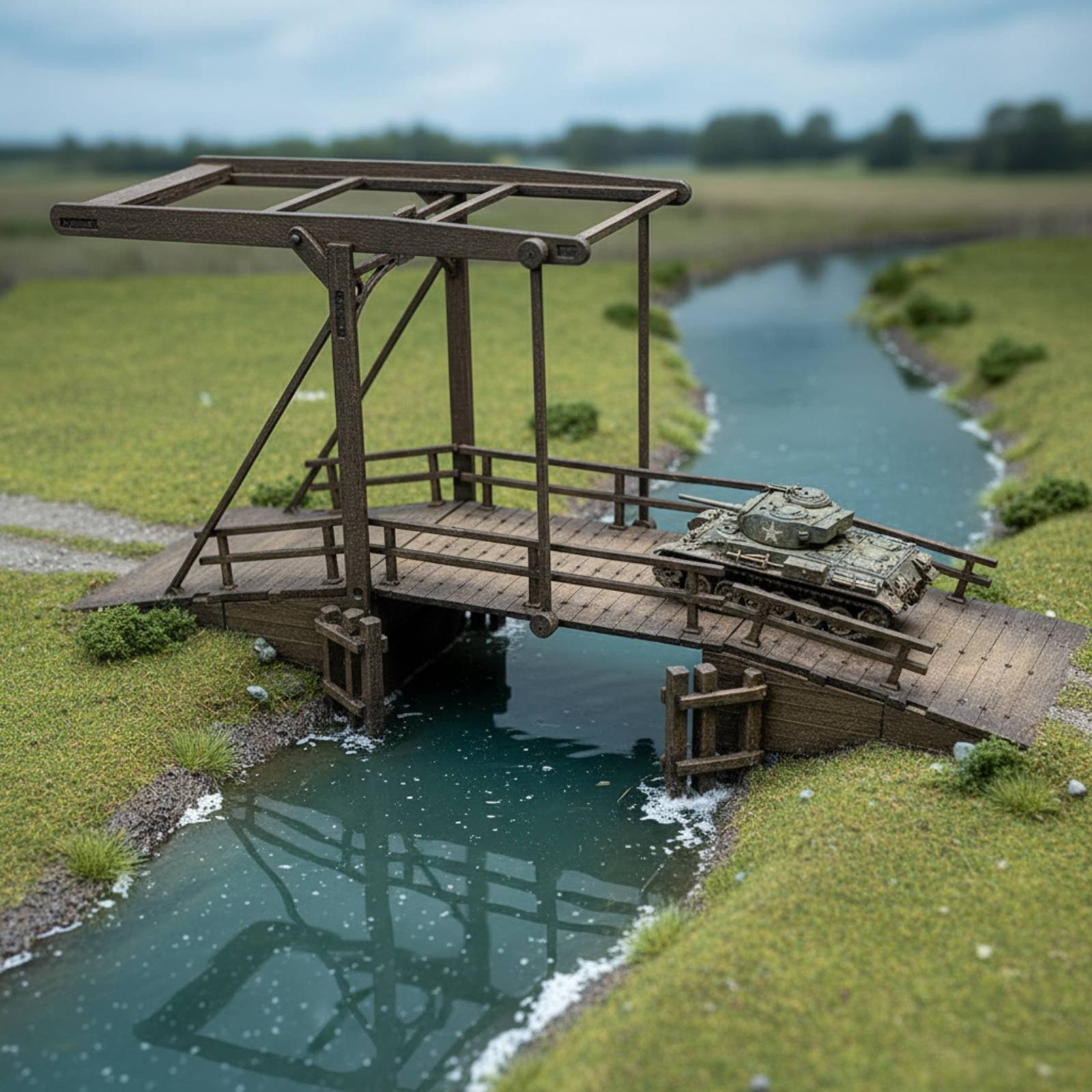 WW2 Ausstellungsmodell Brücke  – Model Kit Ww2 Bewertung und Preis
