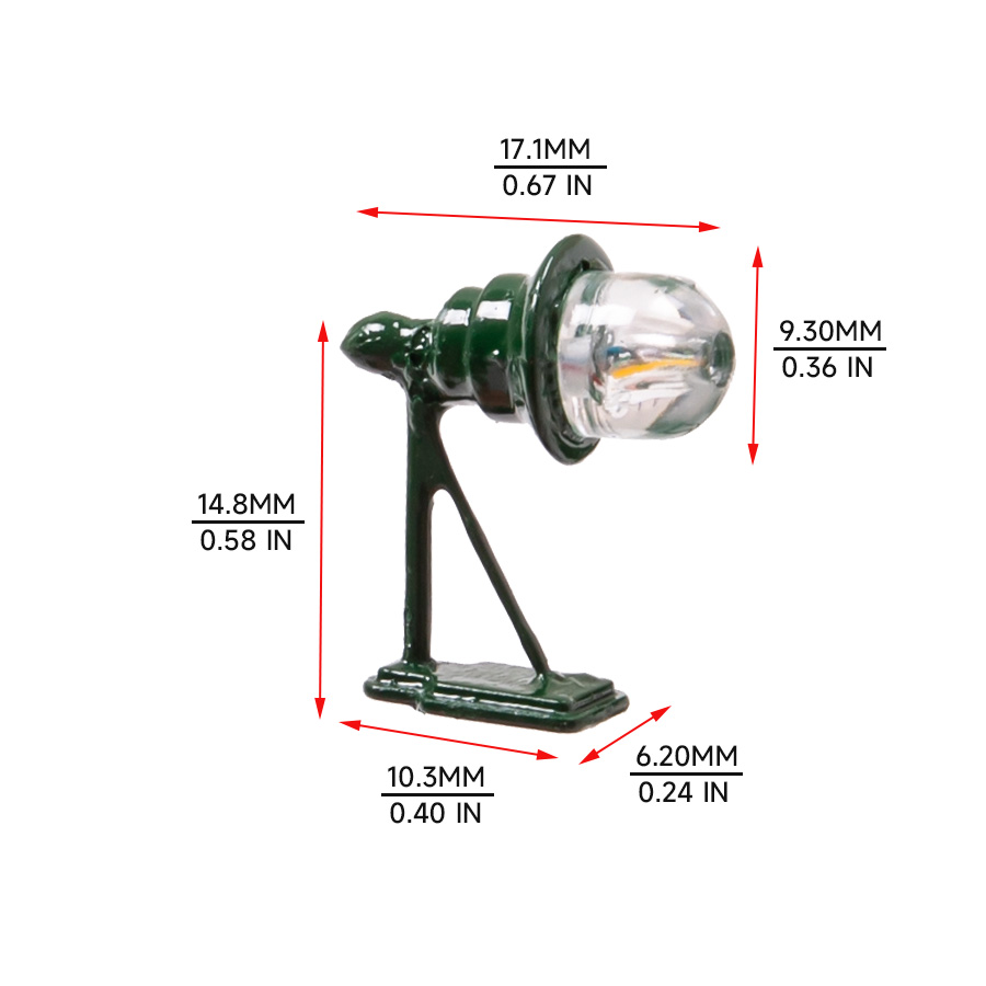 2Pcs Miniatur 3V Led-leuchten  – Model Kit Wall E Bewertung und Preis