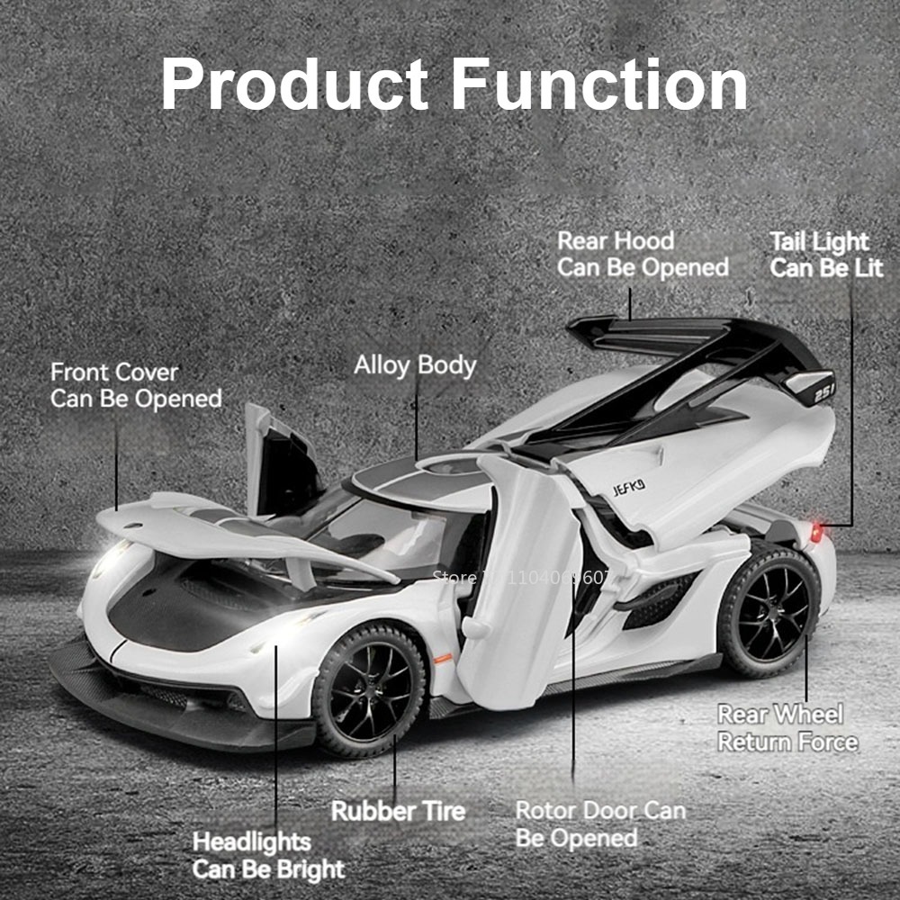 Maßstab 1:32 KNSG Jesko Auto M – Model Kit Ferrari Bewertung und Preis