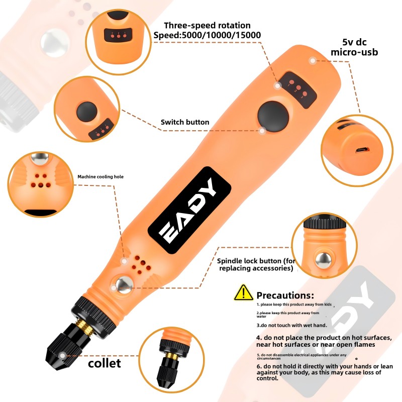 USB-Akku-Rotationswerkzeug-Set – Model Kit Tool Bewertung und Preis