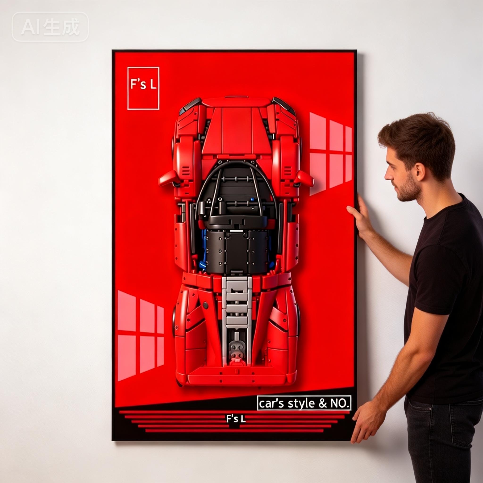 NEUE Fotorahmen-Wandhalterung  – Model Kit Ferrari Bewertung und Preis