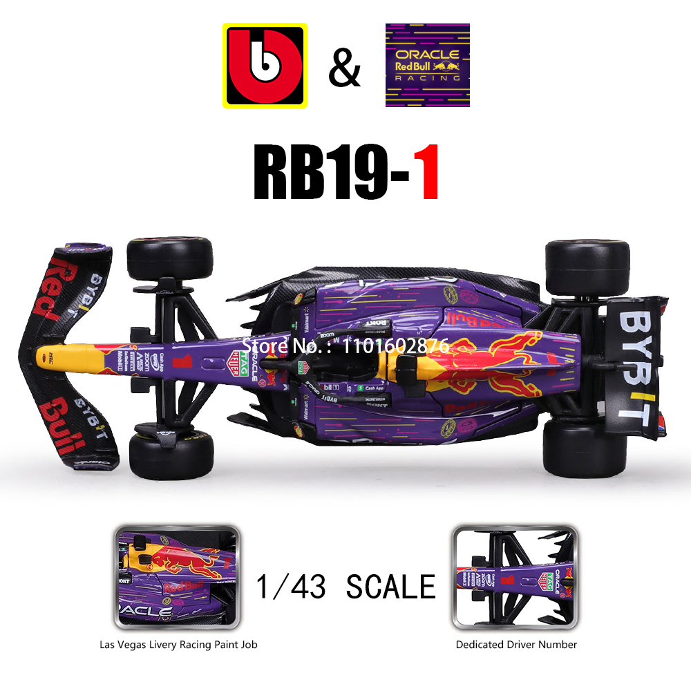 Bburago 1:43 2023 F1 Red Bull  – Model Kit Ferrari Bewertung und Preis