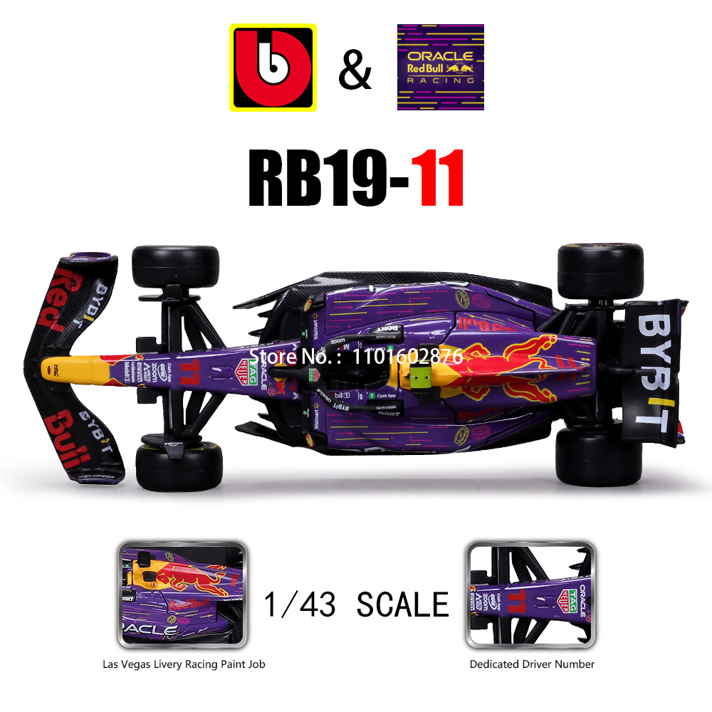 Bburago 1:43 2023 F1 Red Bull  – Model Kit Ferrari Bewertung und Preis
