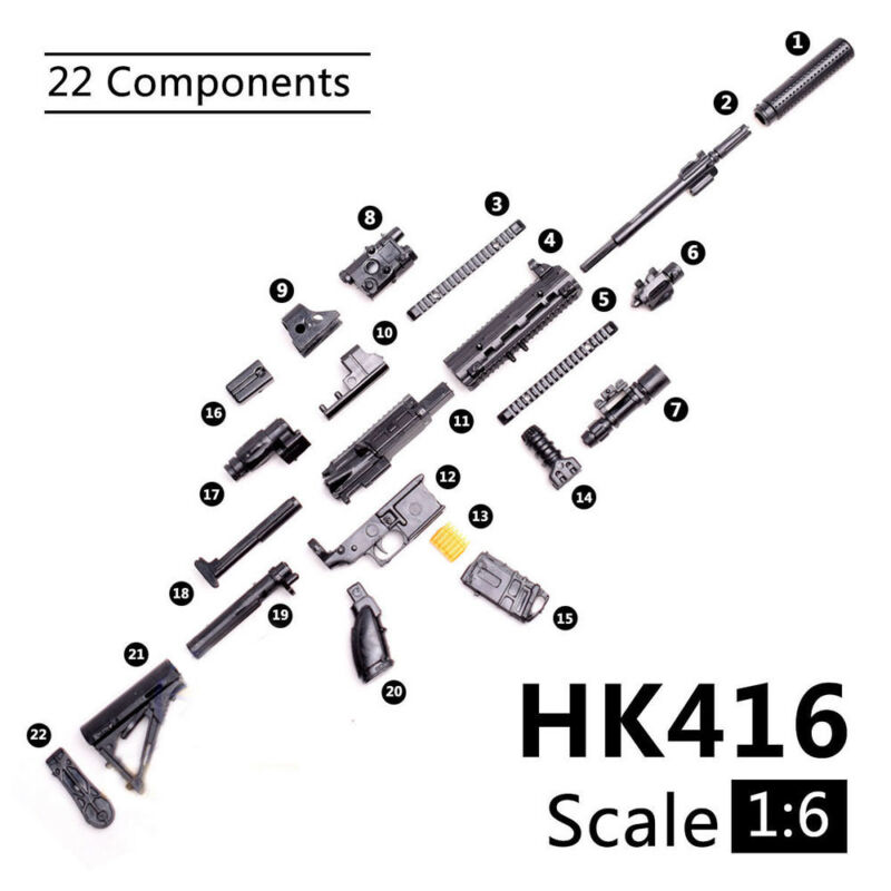 1:6 Maßstab Spielzeug-Miniatur – Model Kit Weapons Bewertung und Preis