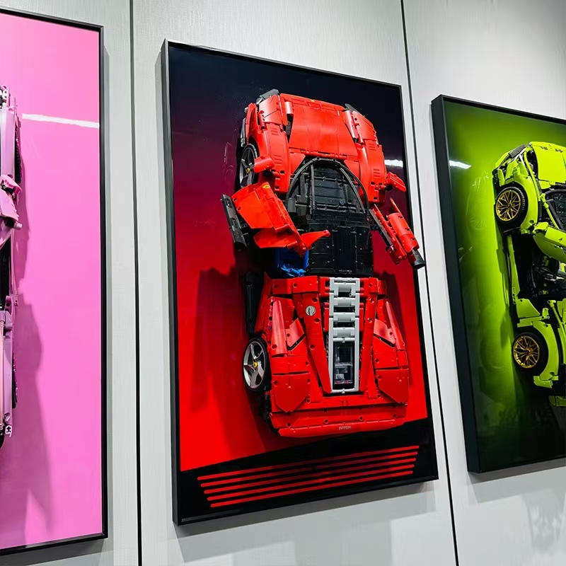 Nur Display-Wandtafel, geeigne – Model Kit Ferrari Bewertung und Preis