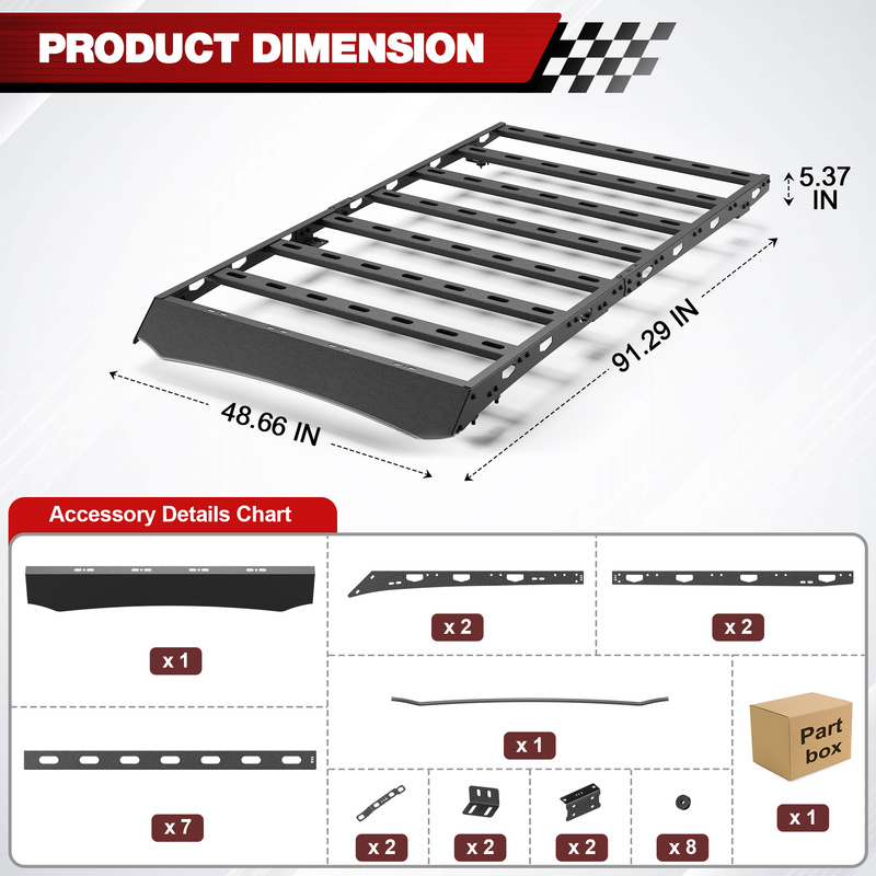 ULON Dachgepäckträger für 4 Ru – Model Kit Runner Organizer Bewertung und Preis