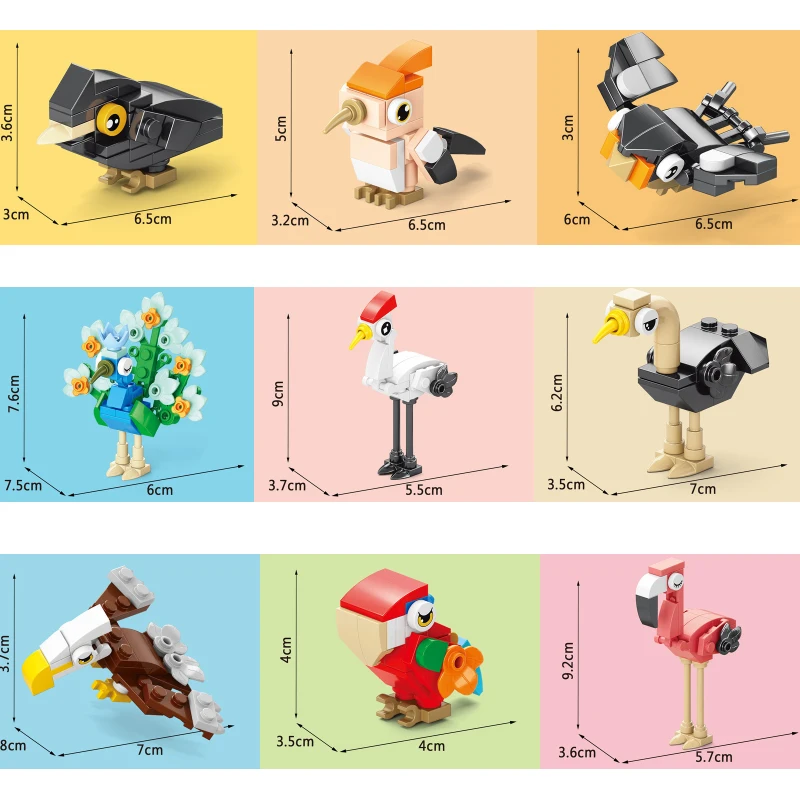 Tier-Bausteine Vogelparadies K – Model Kit Toy Bewertung und Preis