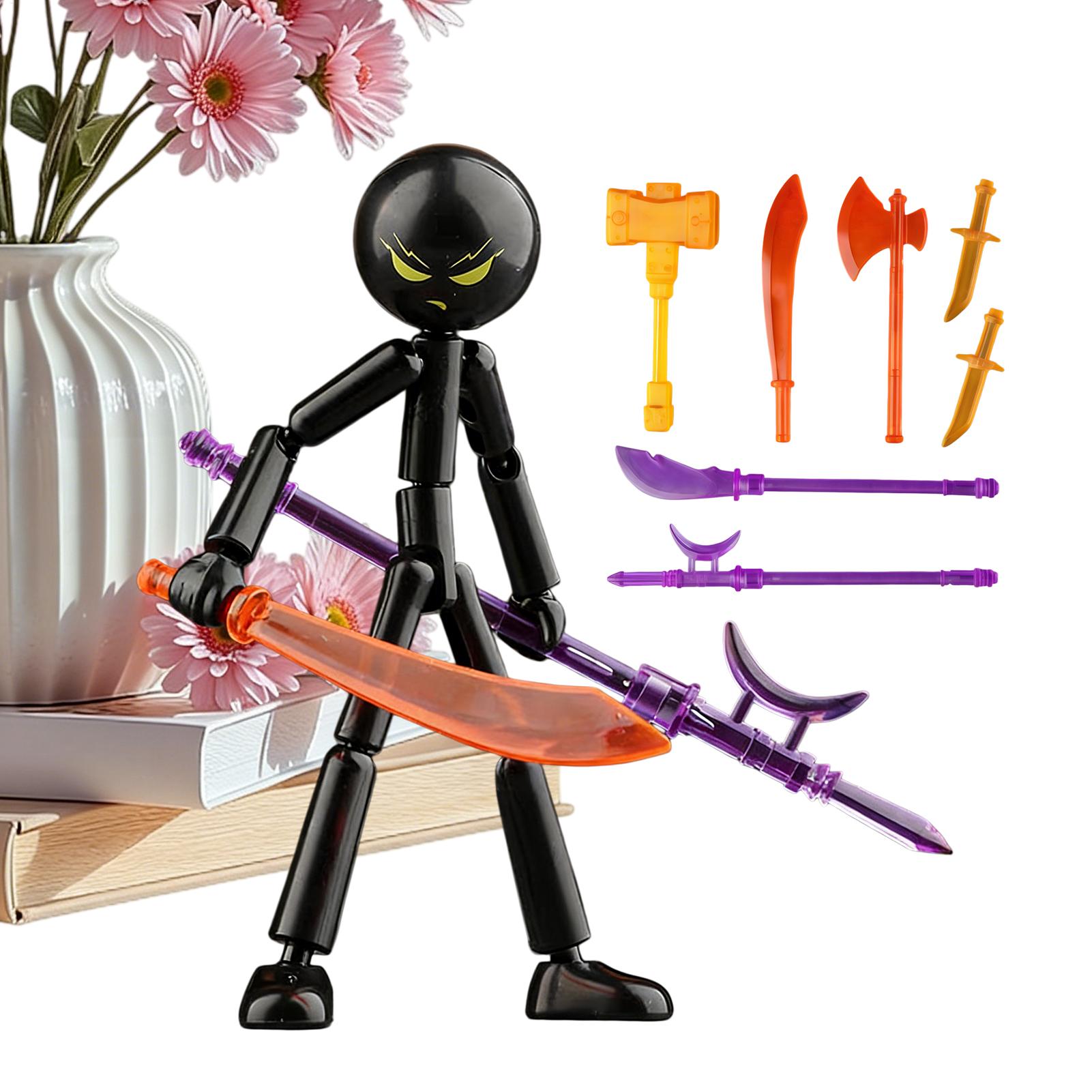 DIY Beweglicher StickMan Figur – Model Kit Weapons Bewertung und Preis
