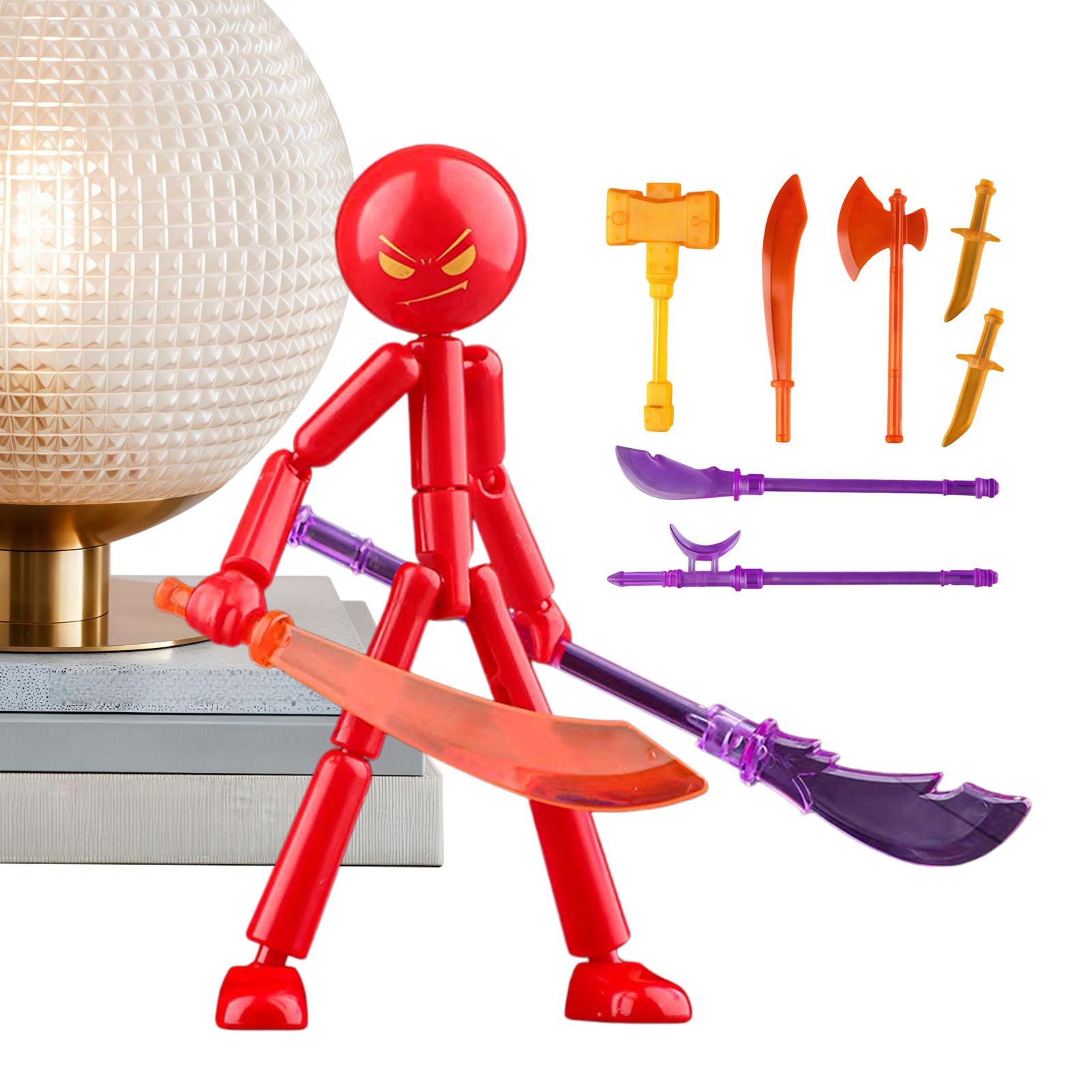 DIY Beweglicher StickMan Figur – Model Kit Weapons Bewertung und Preis