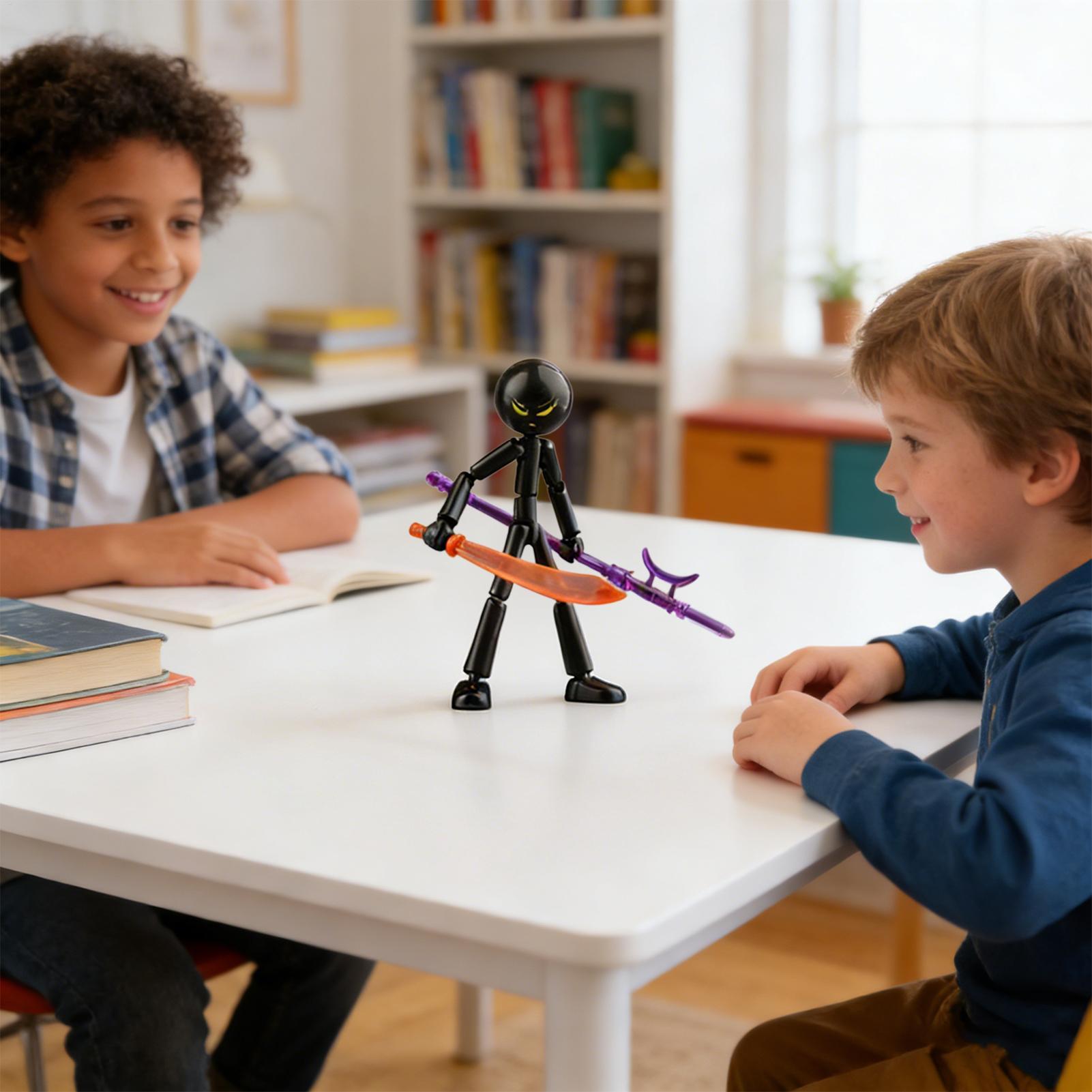 DIY Beweglicher StickMan Figur – Model Kit Weapons Bewertung und Preis