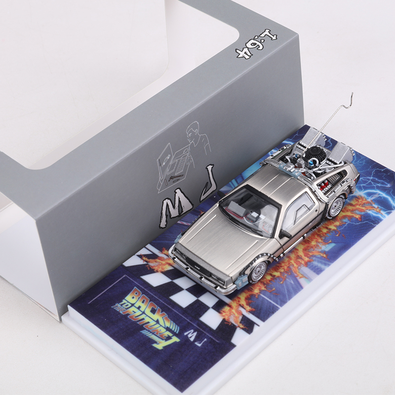 MJ 1:64 DeLorean DMC I II III  – Model Kit Ferrari Bewertung und Preis
